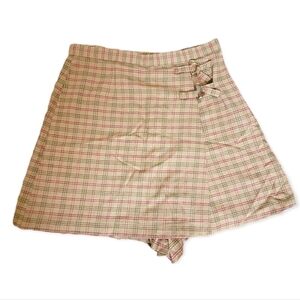 VINTAGE Y2K Plaid Skort | 30"